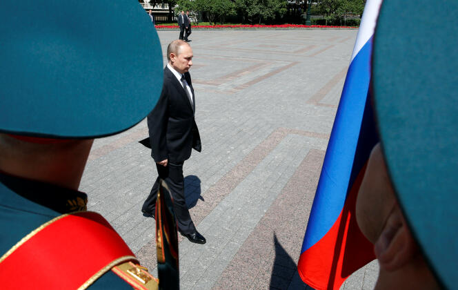 Vladimir Poutine au Kremlin, le 22 juin 2016.