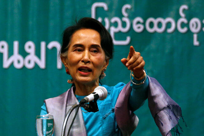 Aung San Suu Kyi, le 23 juin 2016.