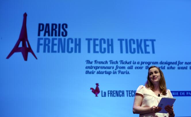 Axelle Lemaire, secrétaire d’Etat chargée du numérique et marraine de la French Touch Conference, à New York, en 2015.