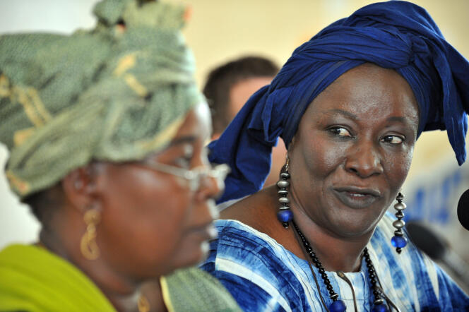 L’ancienne ministre de la culture et du tourisme malienne (1997-2000) et écrivaine polémiste, Aminata Traoré.