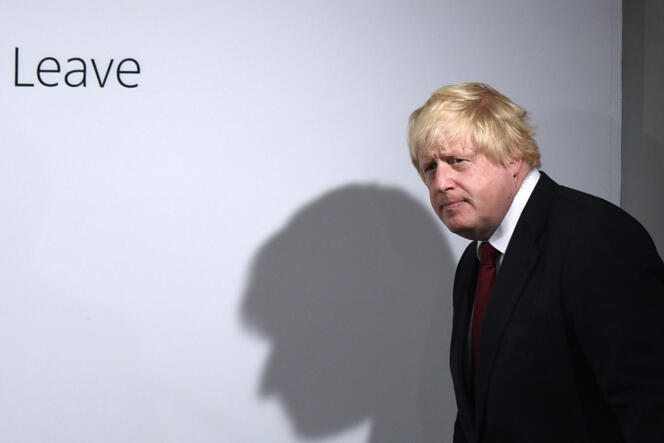Boris Johnson à Londres, le 24 juin, après la victoire du « Leave ».