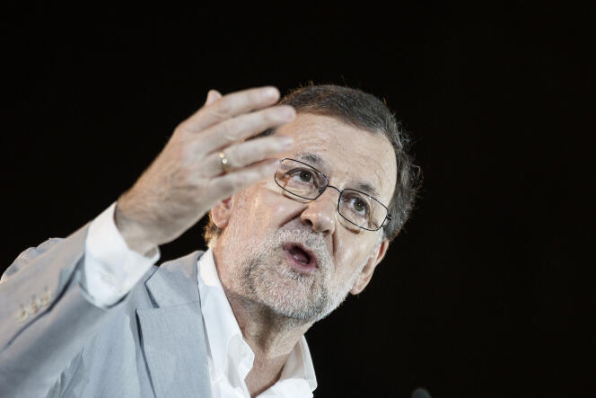 Le conservateur Mariano Rajoy, chef du gouvernement intérimaire, vendredi 24 juin, à Madrid.