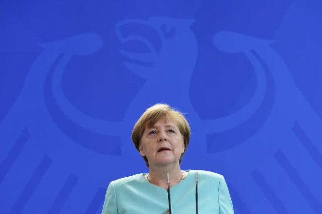Angela Merkel s’exprime devant la presse au sujet du vote en faveur du Brexit.