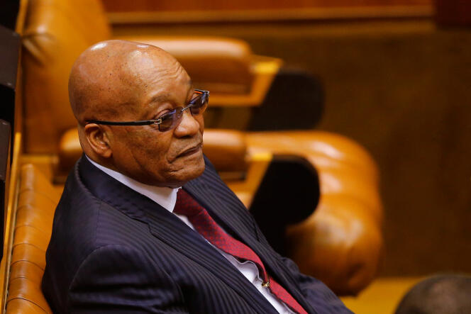 Le président Jacob Zuma à Cape Town, le 17 mai 2016.