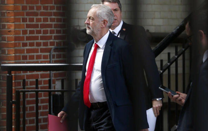 Jeremy Corbyn à Londres le 27 juin.