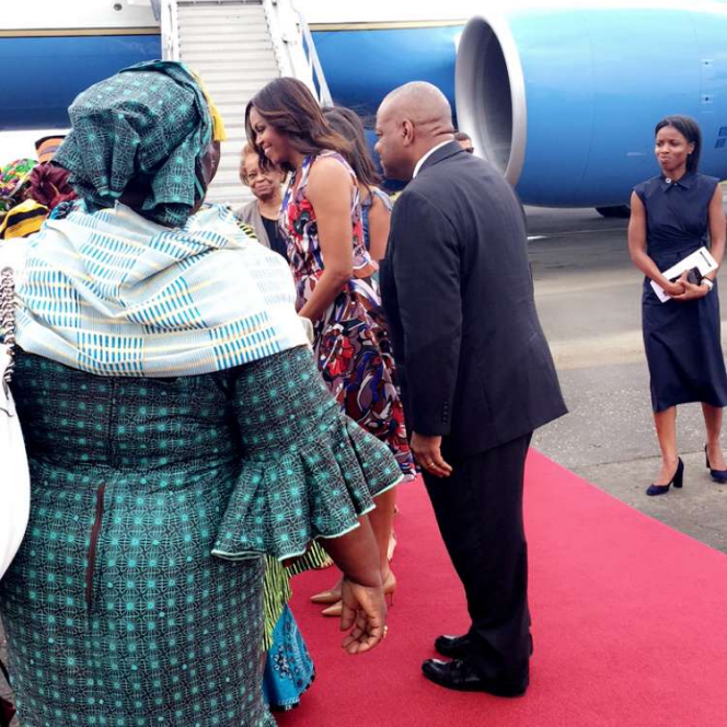 Michelle Obama, à Monrovia, le 27 juin 2016.