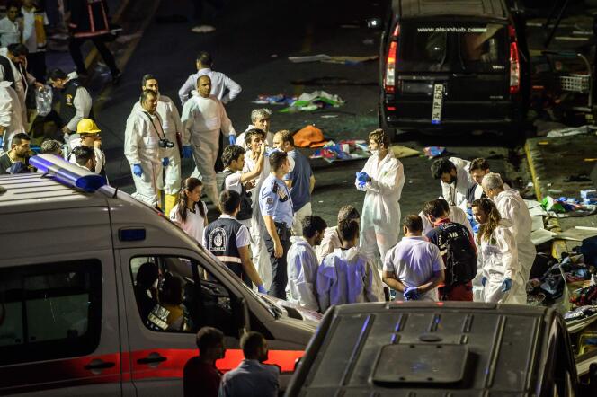 A l’aéroport Atatürk d’Istanbul, théâtre d’une attaque terroriste, le 28 juin.