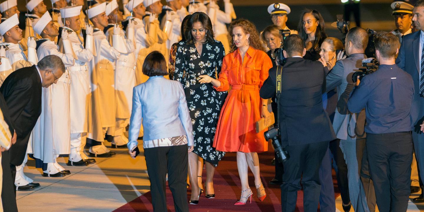 michelle obama au maroc pour plaider en faveur de la scolarisation des filles
