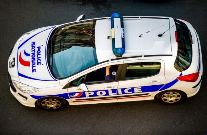 Une voiture de la police nationale (le 15 mai 2014).
