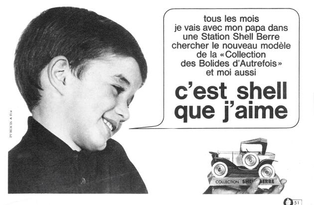 Affiche publicitaire Shell.