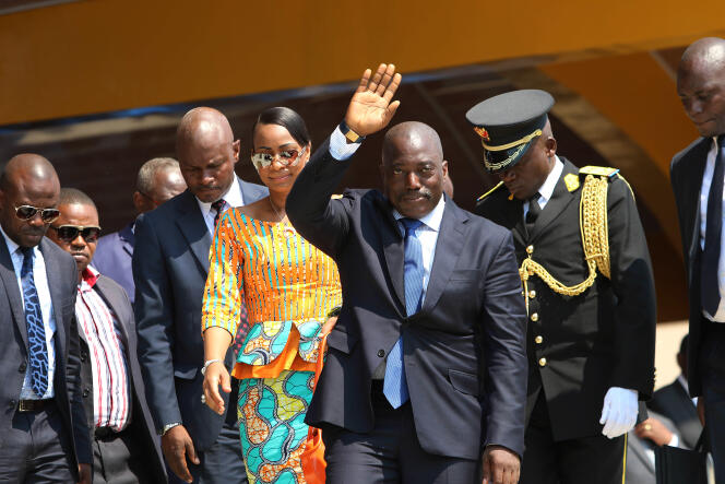 Le président congolais Joseph Kabila à Kindu lors des célébrations de l’indépendance, le 30 juin 2016.