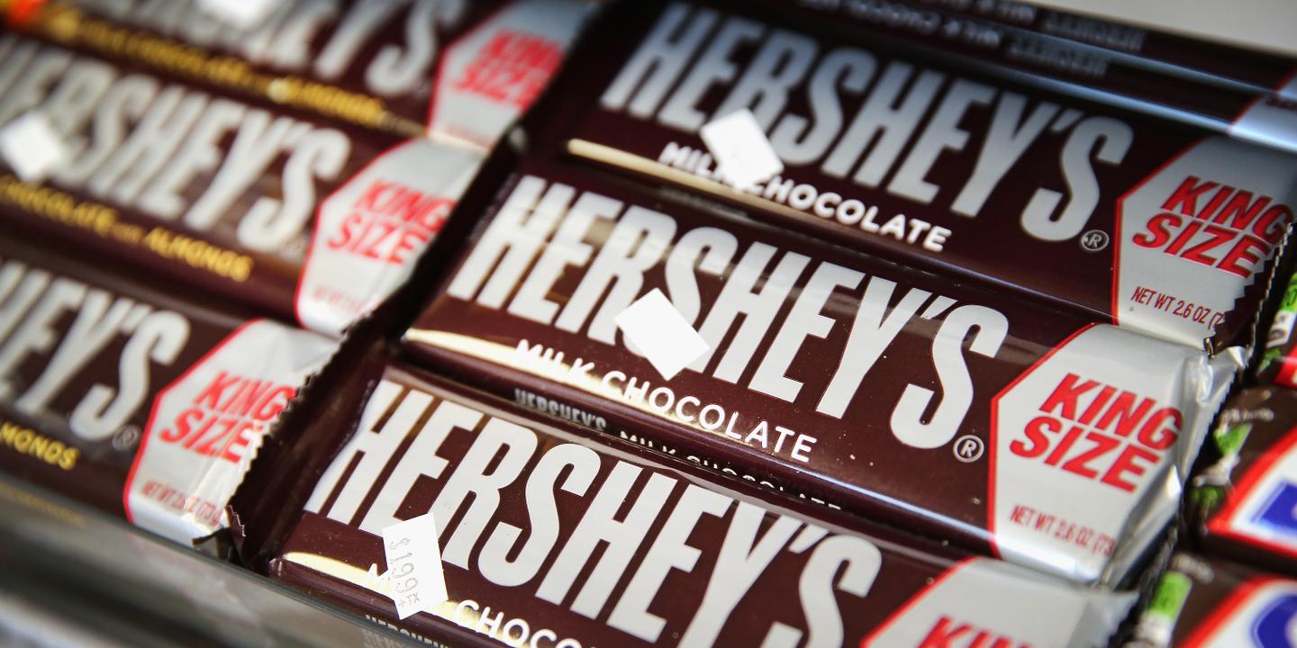 Les chocolats Hershey’s se refusent à l’appétit de Mondelez