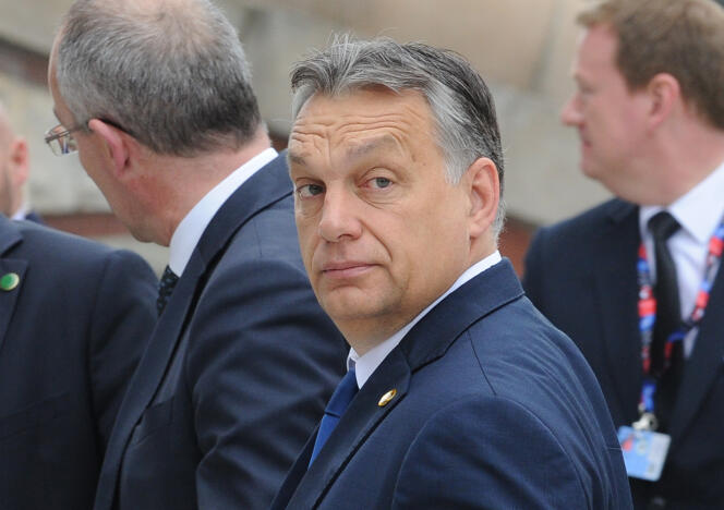 Victor Orban, le 9 juillet à Varsovie en Pologne.