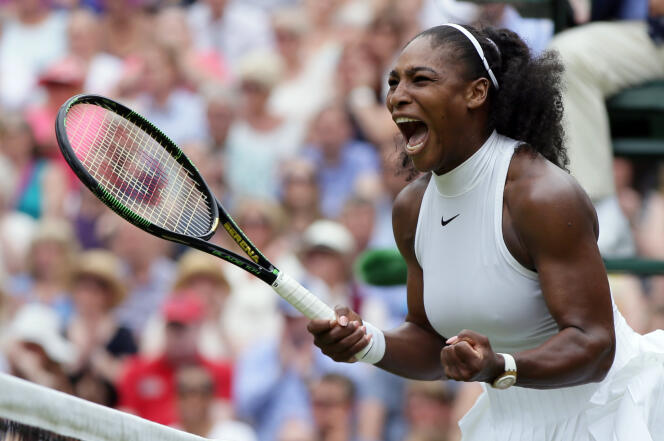 Serena Williams, le 9 juillet à Wimbledon.