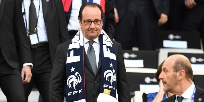 Francois Hollande lors de la demie finale de l’Euro 2016 entre la France et l’Allemagne