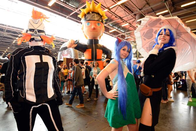 Cosplayers at the 2016 edition of Japan Expo.