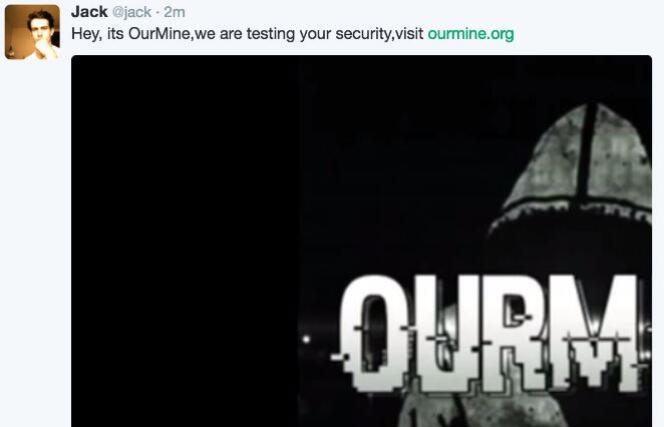 Les pirates informatiques du groupe OurMine ont hacké les comptes Twitter et Vine de Jack Dorsey, directeur général de la célèbre plate-forme de microblogging.