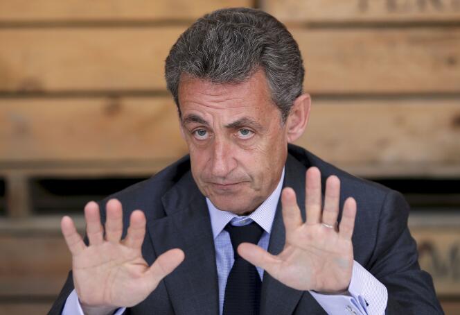 Nicolas Sarkozy le 9 juillet à Kriegsheim près de Strasbourg.