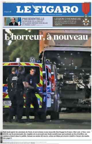 Le quotidien « Le Figaro ».