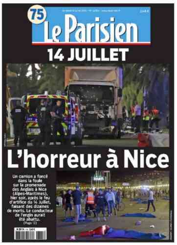 Le quotidien « Le Parisien ».