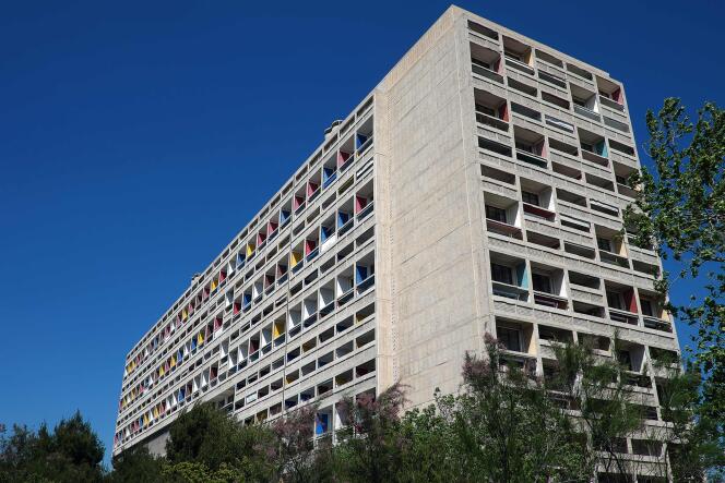 La Cité radieuse, à Marseille, est l’un des sites de Le Corbusier inscrits au patrimoine mondial de l’Unesco, dimanche 17 juillet.