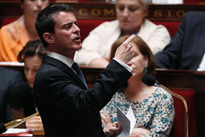 Manuel Valls, le 20 juillet.