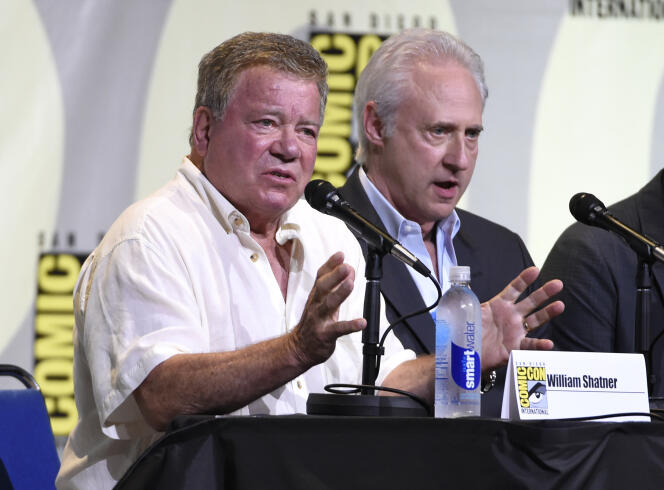 William Shatner, héros du « Star Trek » original, était présent au Comic Con pour un panel sur le cinquentième anniversaire de la série.