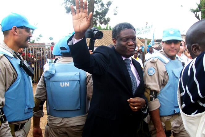 Le docteur Denis Mukwege, à l’Est de la République démocratique du Congo.
