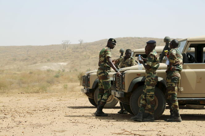 Des soldats de l’armée sénégalaise, en février 2016.