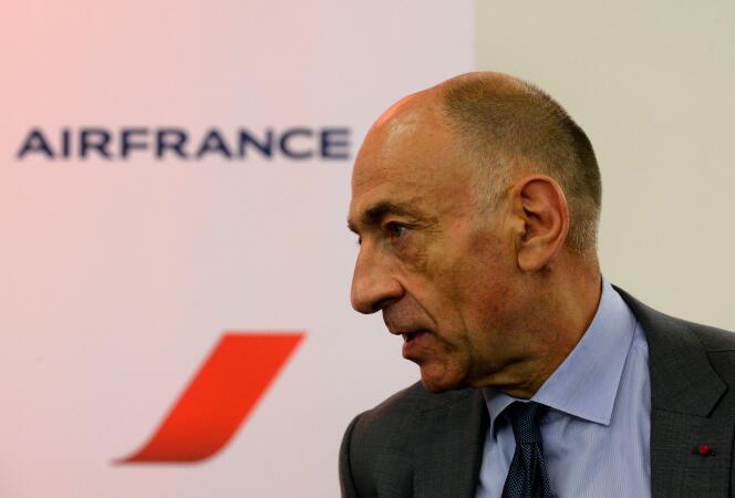 Le patron d’Air France-KLM, Jean-Marc Janaillac, le 27 juillet à Paris.