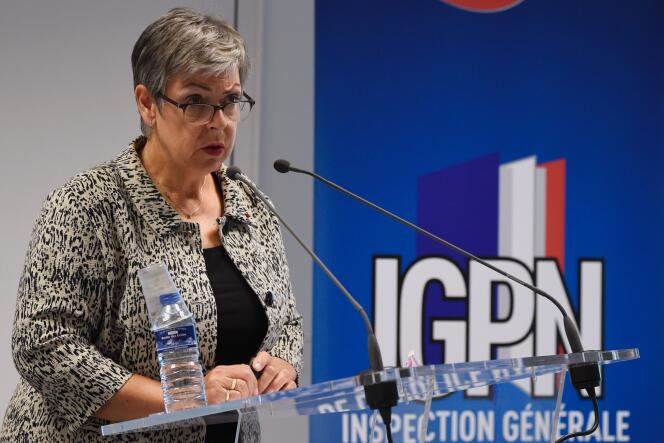 Marie-France Moneger-Guyomarc'h, directrice de l’Inspection générale de la police nationale (IGPN), le 27 juillet 2016.