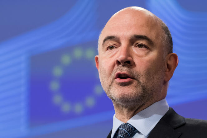 Le Commissaire européen aux affaires économiques, Pierre Moscovici.