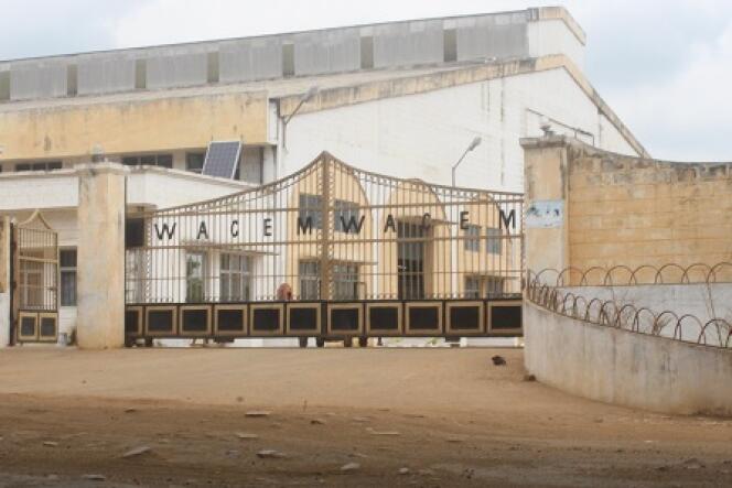 L’entrée d’une usine de ciment du groupe Wacem, à Tabligbo au nord de Lomé, capitale du Togo.
