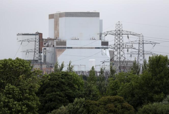 La station nucléaire de Hinkley Point, à Somerset, en Angleterre, le 28 juillet 2016.