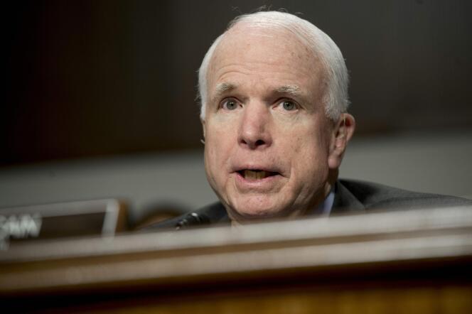John McCain, sénateur républicain de l’Arizona, le 9 février.