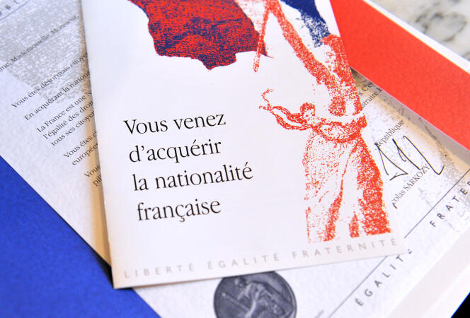 Un document donné à tous ceux qui se font naturaliser en France.