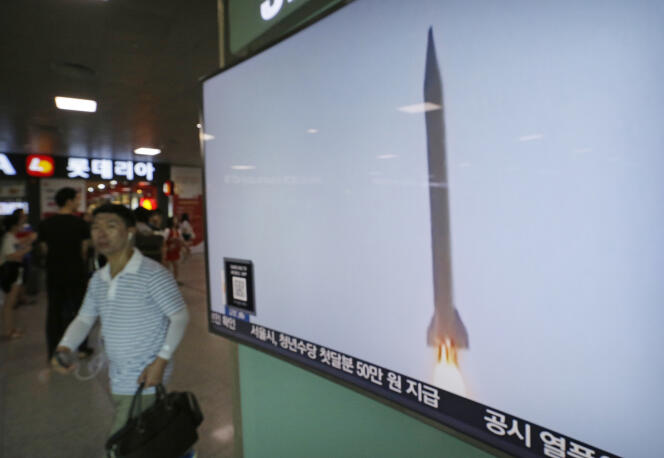 Le tir balistique nord-coréen a atteint pour la première fois la zone économique exclusive au large du Japon.