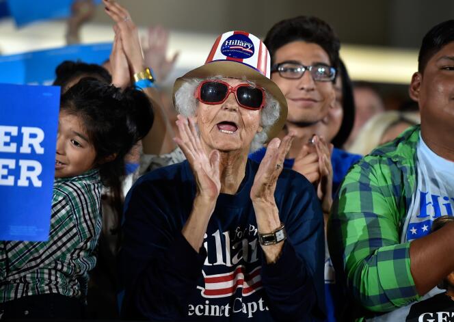 Des partisans d’Hillary Clinton à Las Vegas, dans le Nevada, le 4 août 2016.