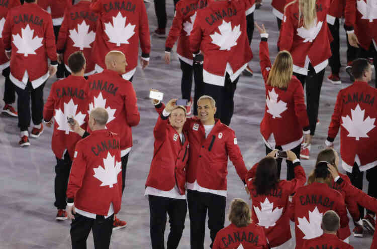 Des membres de la délégation canadienne.