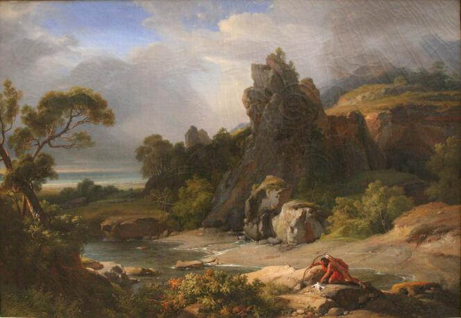 « Philoctète sur l’île de Lemnos », par Achille Etna Michallon (1796-1822), Musée Fabre de Montpellier.