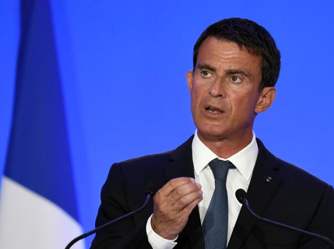 Manuel Valls à Montluçon, le 11 août 2016.