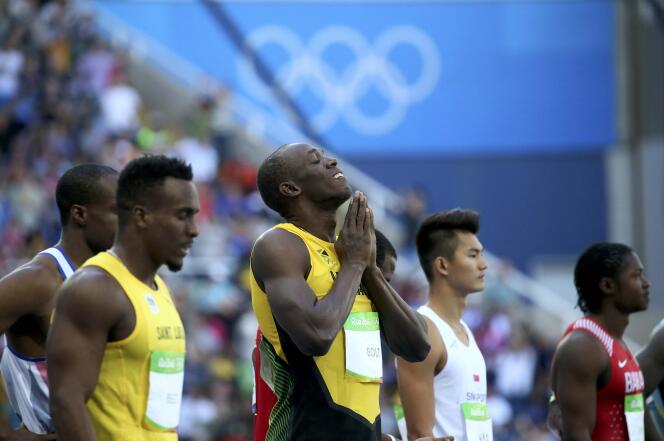 Usain Bolt, le 13 août à Rio.