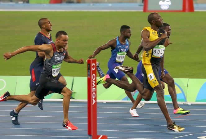 La marge du Jamaïcain a été impressionnante sur la piste bleue du stade olympique de Rio.