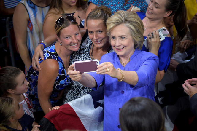 Hillary Clinton à Scranton (Pennsylvanie), le 15 août 2016.