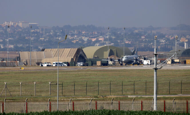 La base d’Incirlik, en Turquie, le 28 juillet 2015. AFP PHOTO / STR