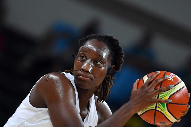 La basketteuse américaine Tina Charles, à Rio, le 16 août.