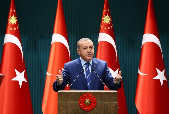 Recep Tayyip Erdogan le 18 août.