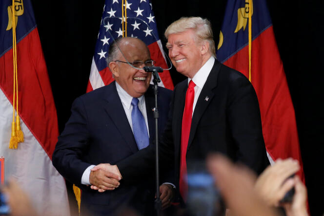 Rudy Giuliani avec Donald Trump.