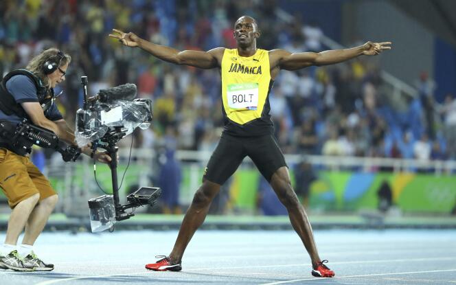 Usain Bolt a remporté le 200 m jeudi lors des JO de Rio.