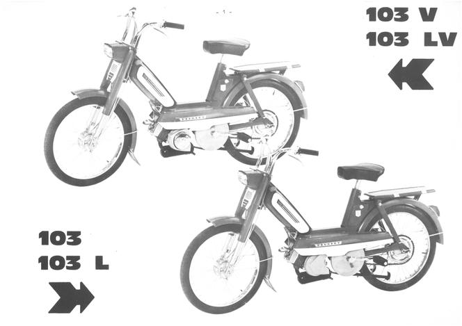 Fiche technique cyclomoteur Peugeot 103 MVL 